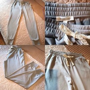 NWT Shabby Chic  Soft French Terry Joggers  Size L Grey color